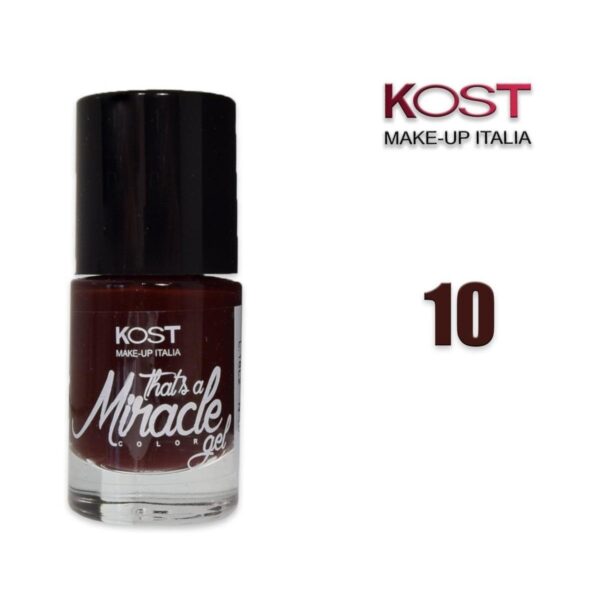 NAIL POLISH THAT'S MIRACLE GEL KOST 10 BORDEAUX