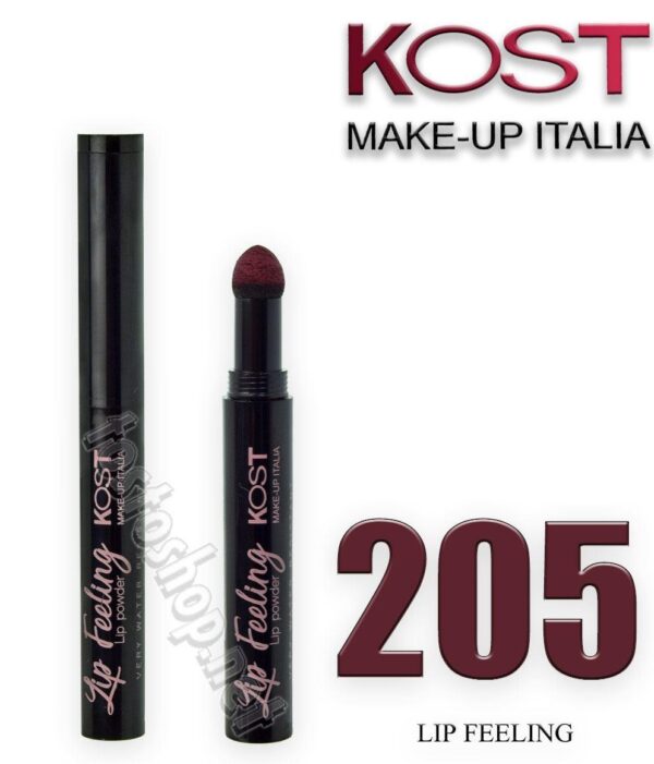 POWDER LIPSTICK WATER RESISTANT LIP FEELING KOST 205
