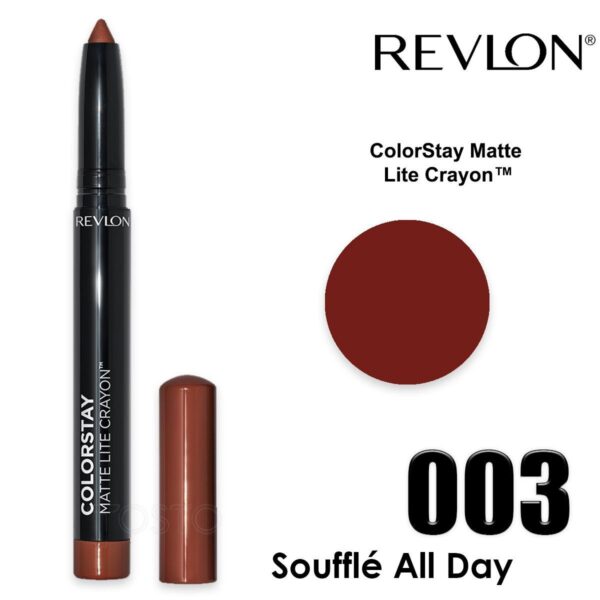 REVLON CS MATTE LITE CRAYON SOUFFLE ALL DAY 003